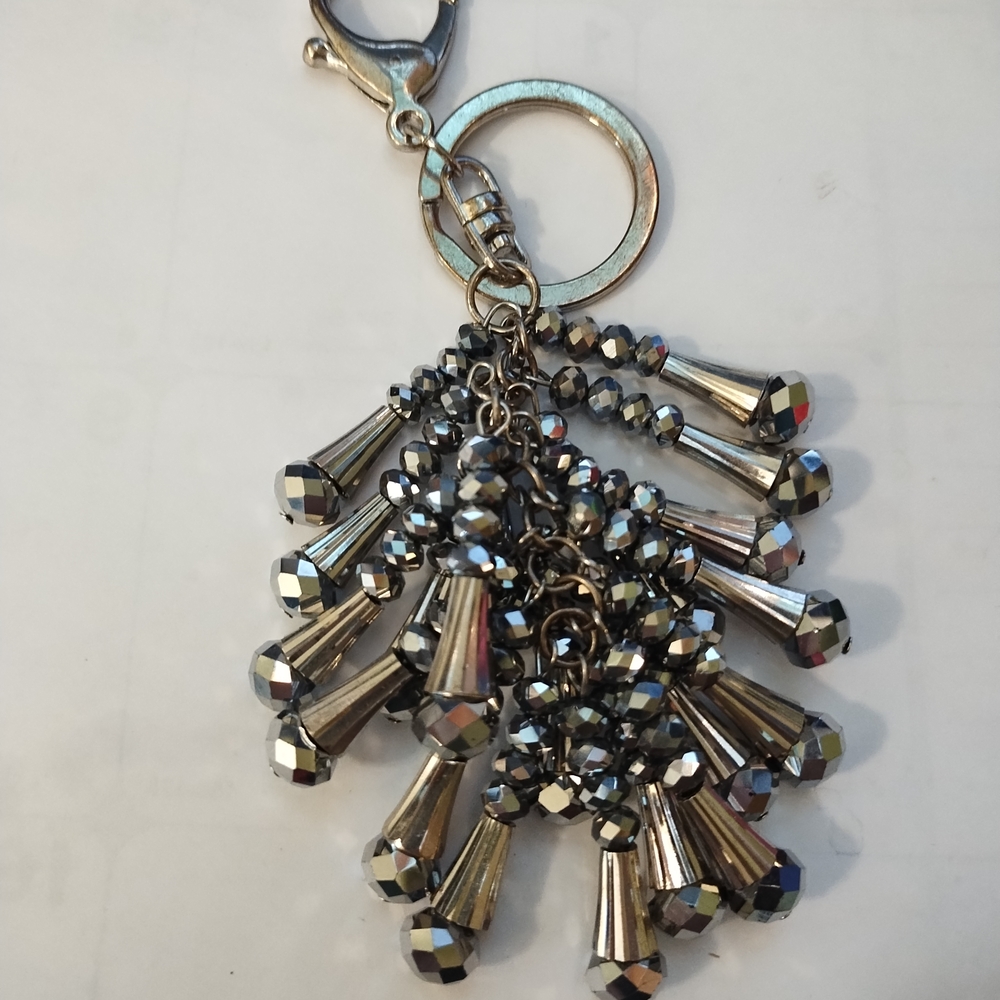 Elegant Multicoloured Beaded Keychains, Purse Chatms - Picture 2 of 10